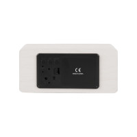 LED budík Karlsson KA5879WH, 15cm